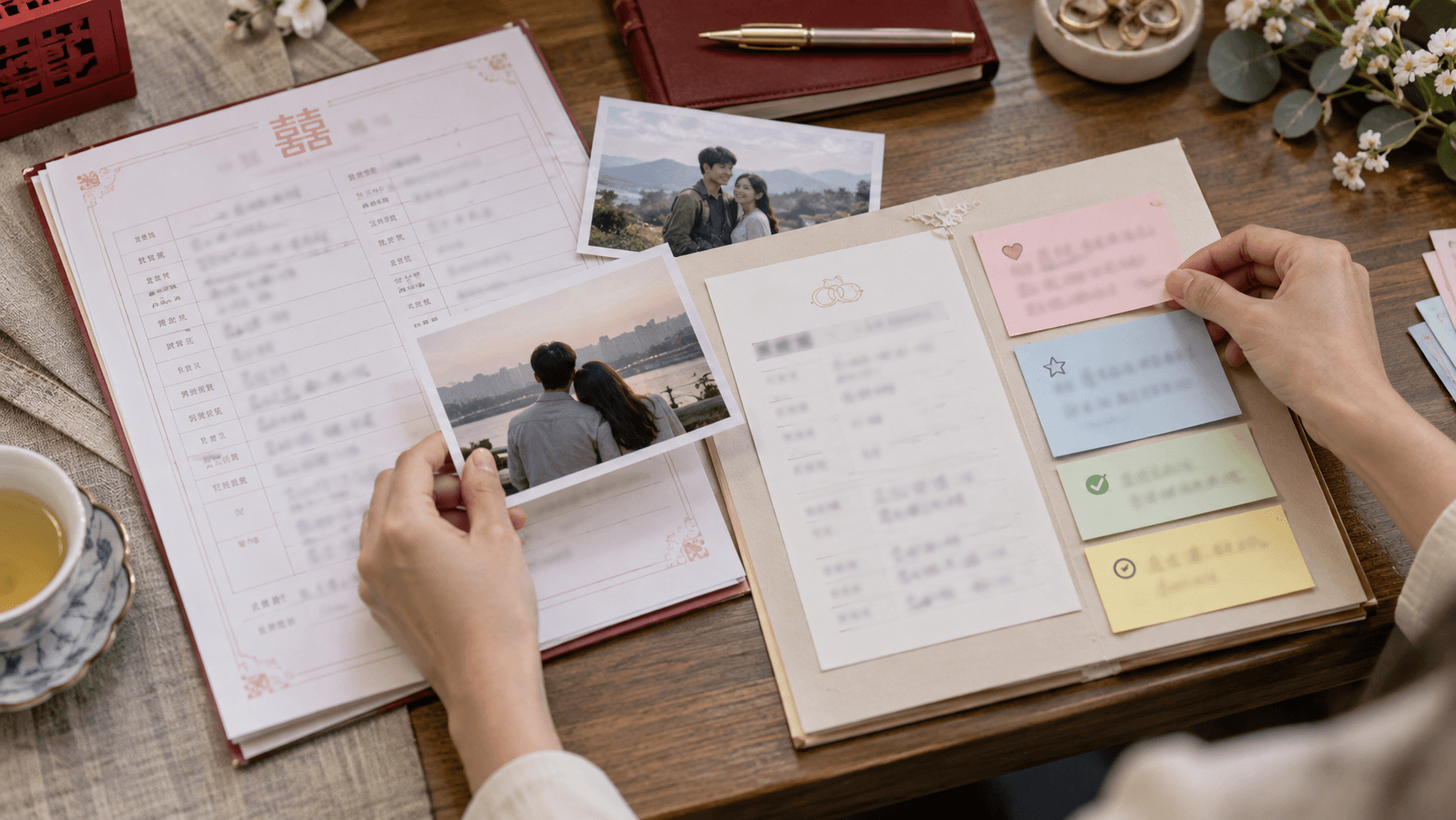 原始爱情问卷与人工确认形成婚礼事实卡