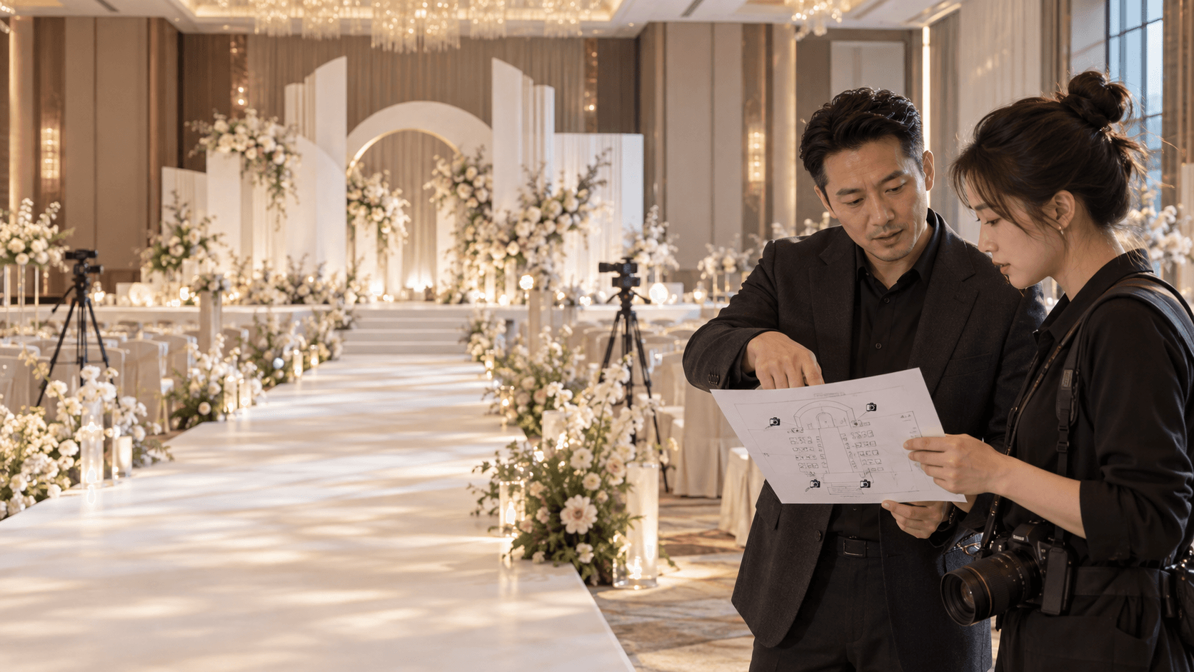 婚礼仪式区设计怎么验收：先过六项摄影机位检查封面